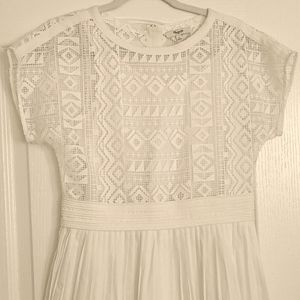 Madewell size 0 white dress